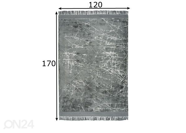 Viskoosvaip 120x170 cm mõõdud