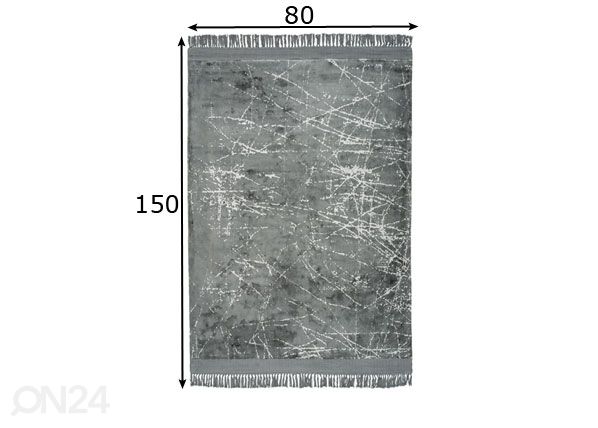Viskoosvaip 80x150 cm mõõdud