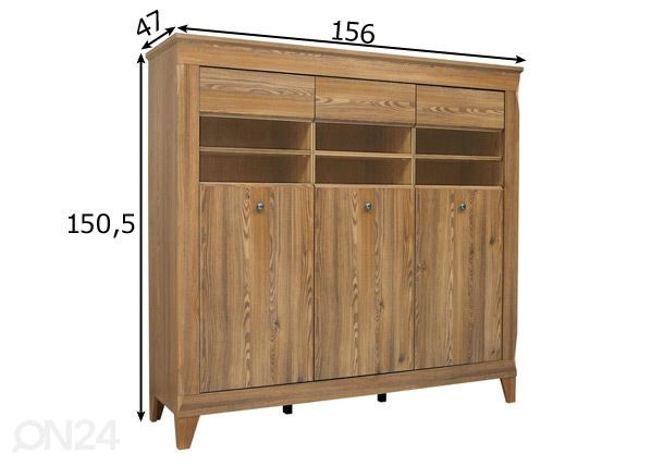 Vitriinkapp mõõdud