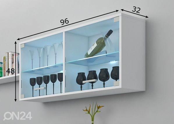Vitriinkapp 96 cm mõõdud