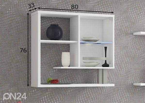 Vitriinkapp Cloghroe 80 cm mõõdud