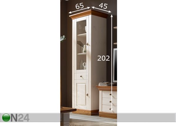 Vitriinkapp X-Line mõõdud