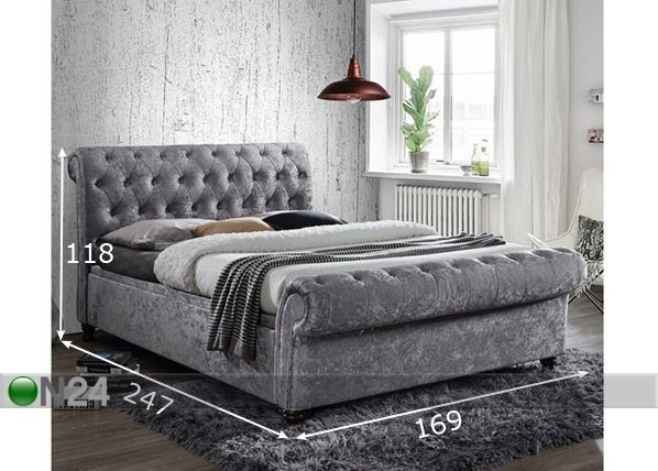 Voodi 160x200 cm mõõdud