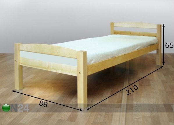 Voodi 80x200 cm mõõdud