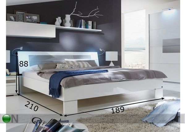 Voodi Advantage 180x200 cm mõõdud