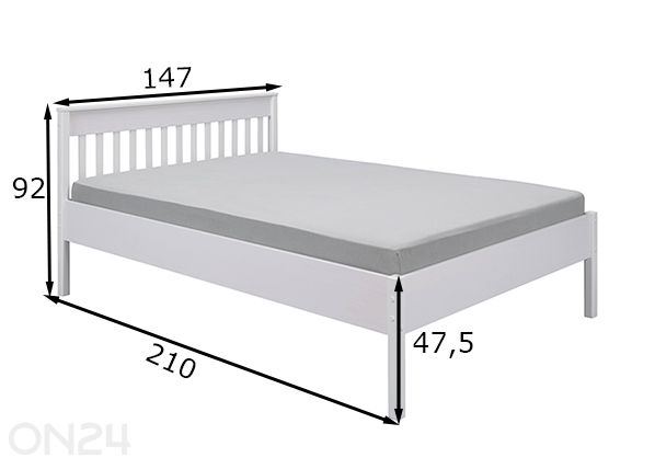 Voodi Chilly Home 140x200 cm