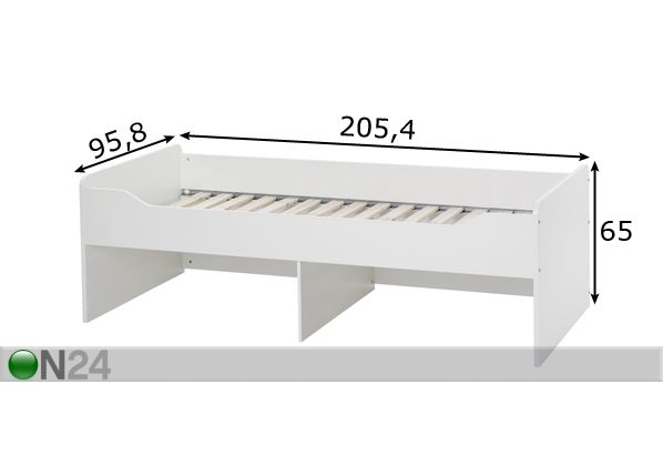 Voodi Combee 90x200 cm mõõdud
