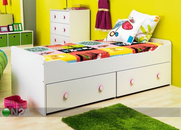 Voodi Combee 90x200 cm koos voodikastidega