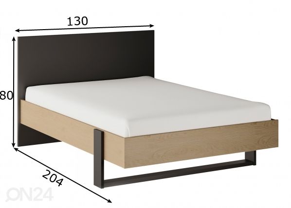 Voodi Duplex 120x200 cm mõõdud