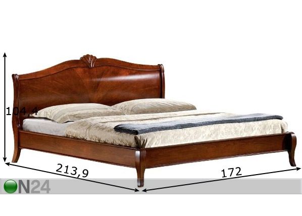 Voodi Madera 160x200 cm mõõdud