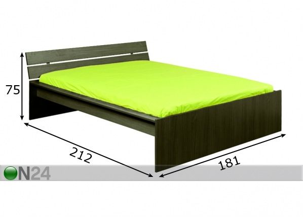 Voodi Standard 160x200 cm mõõdud
