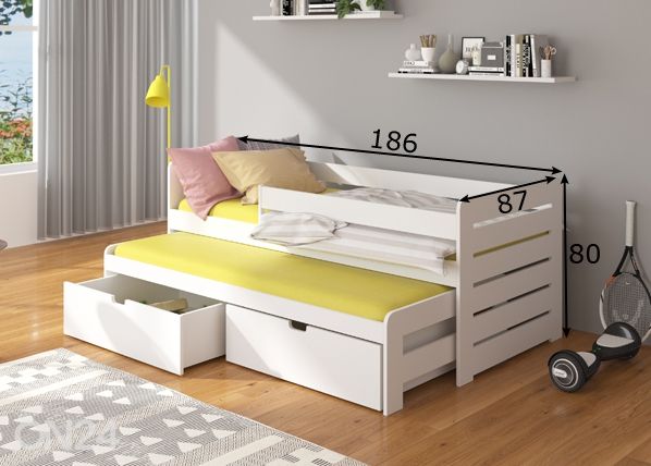 Voodi Tooele 80x180 cm mõõdud