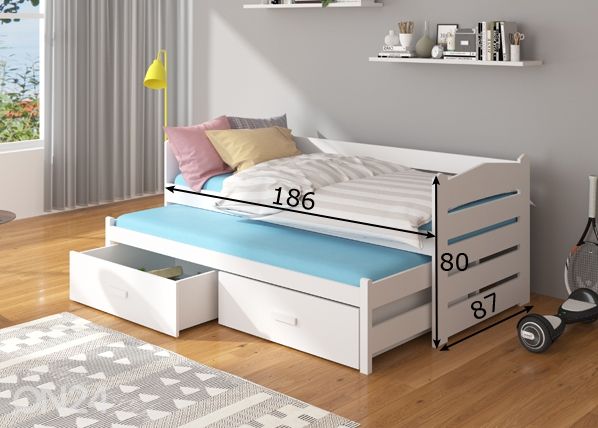 Voodi Tooele I 80x180 cm mõõdud