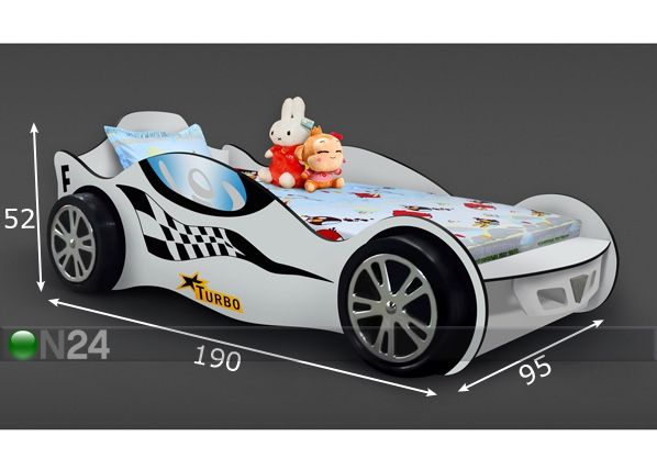 Voodi Turbo 75x170 cm mõõdud