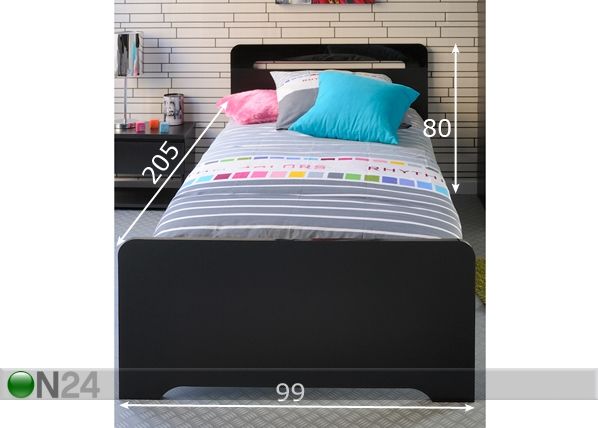 Voodi Vip 90x200 cm mõõdud
