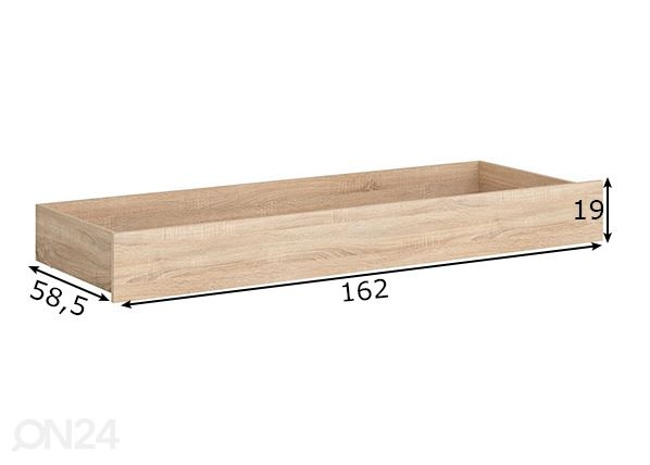 Voodikast mõõdud