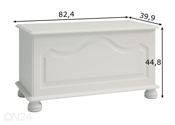 Voodikirst Richmond 380 mõõdud