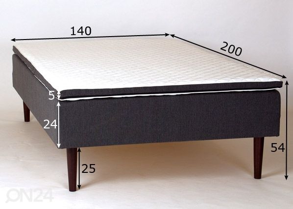 Voodikomplekt 140x200 cm mõõdud