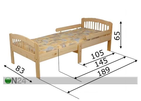 Voodikomplekt mõõdud