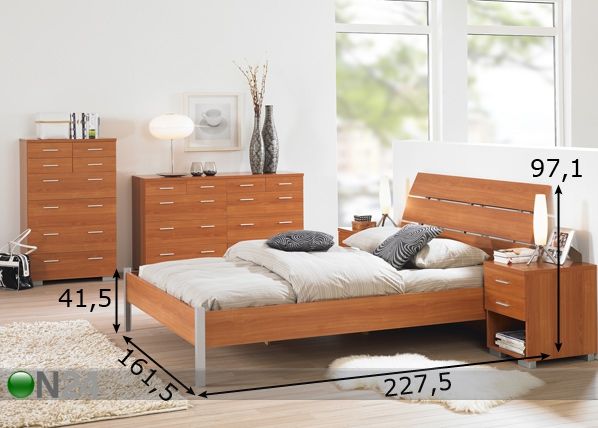Voodikomplekt Camizion 155 x 205 cm mõõdud