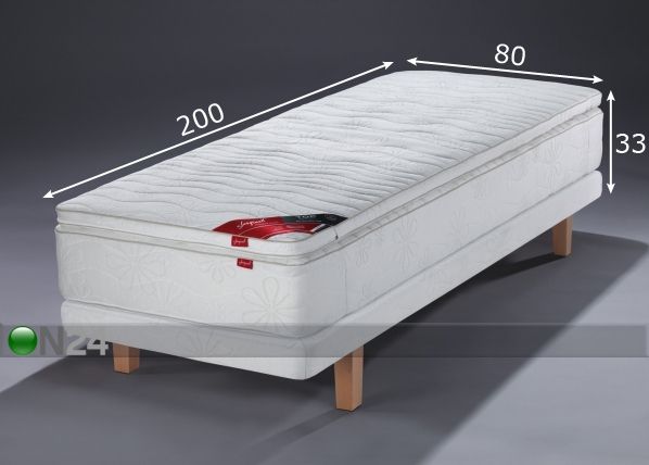Voodikomplekt Red Pocket 1,9 80x200 cm mõõdud
