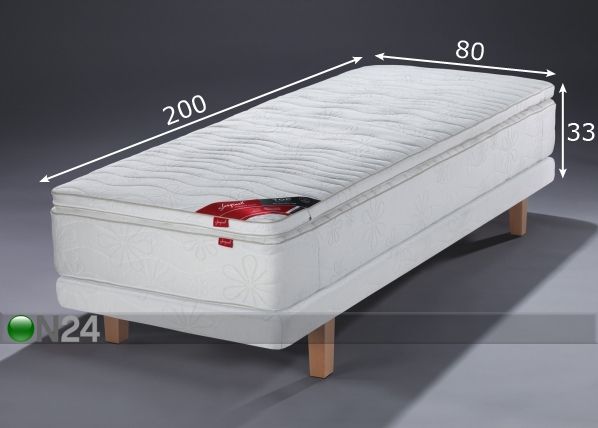 Voodikomplekt Red Pocket 2,1 80x200 cm mõõdud