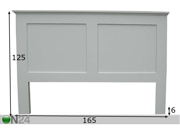 Voodipeats 160 cm Ariston mõõdud