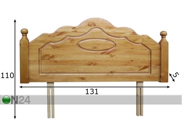 Voodipeats Corrib 120 cm mõõdud