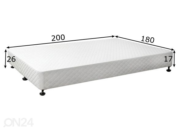 Voodipõhi 180x200 cm mõõdud