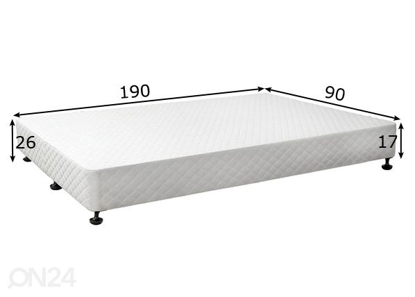 Voodipõhi 90x190 cm mõõdud