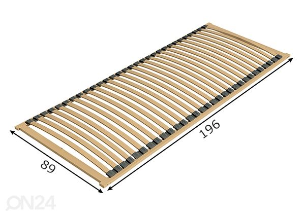 Voodipõhi 90x200 cm mõõdud