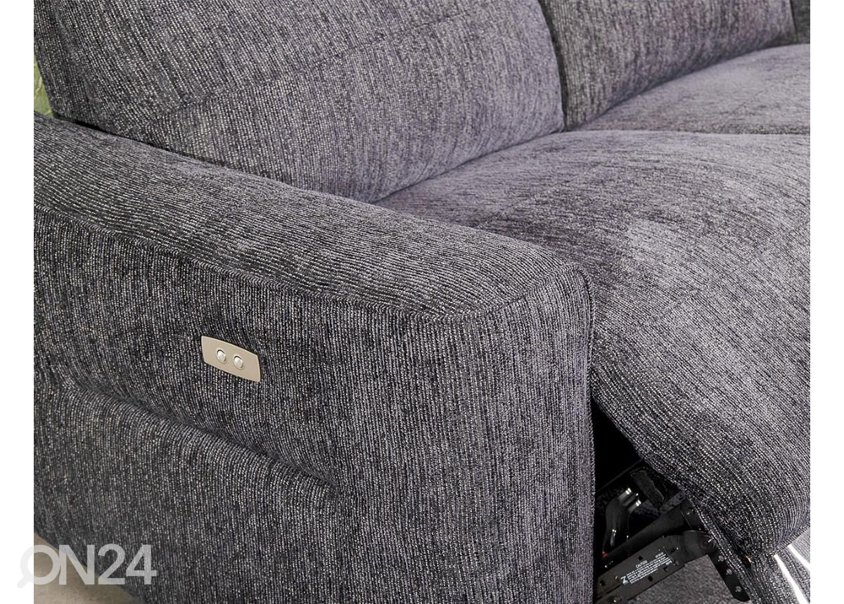 2-kohaline recliner diivan (elektriline) suurendatud