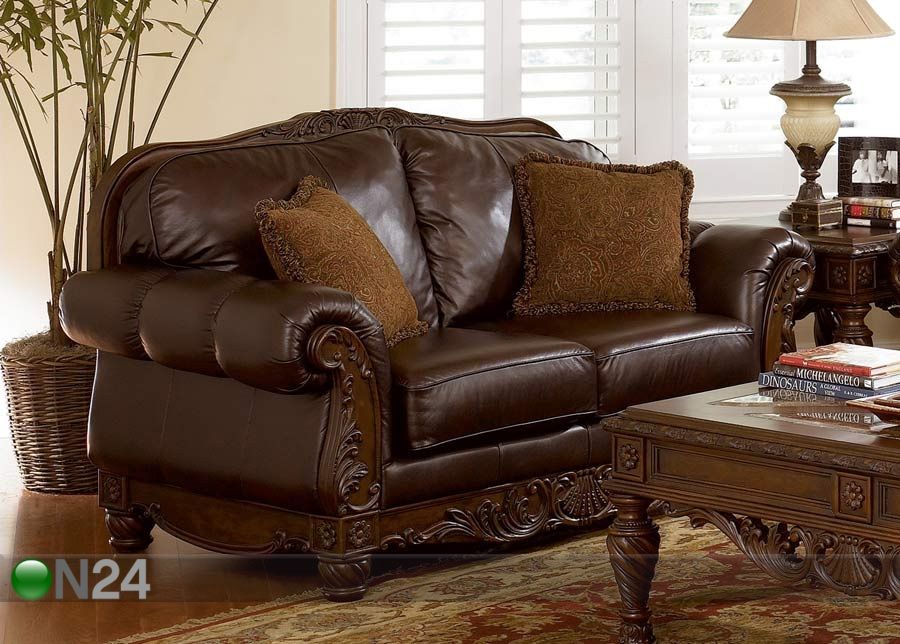 2-ne Diivan North Shore- Dark Brown suurendatud