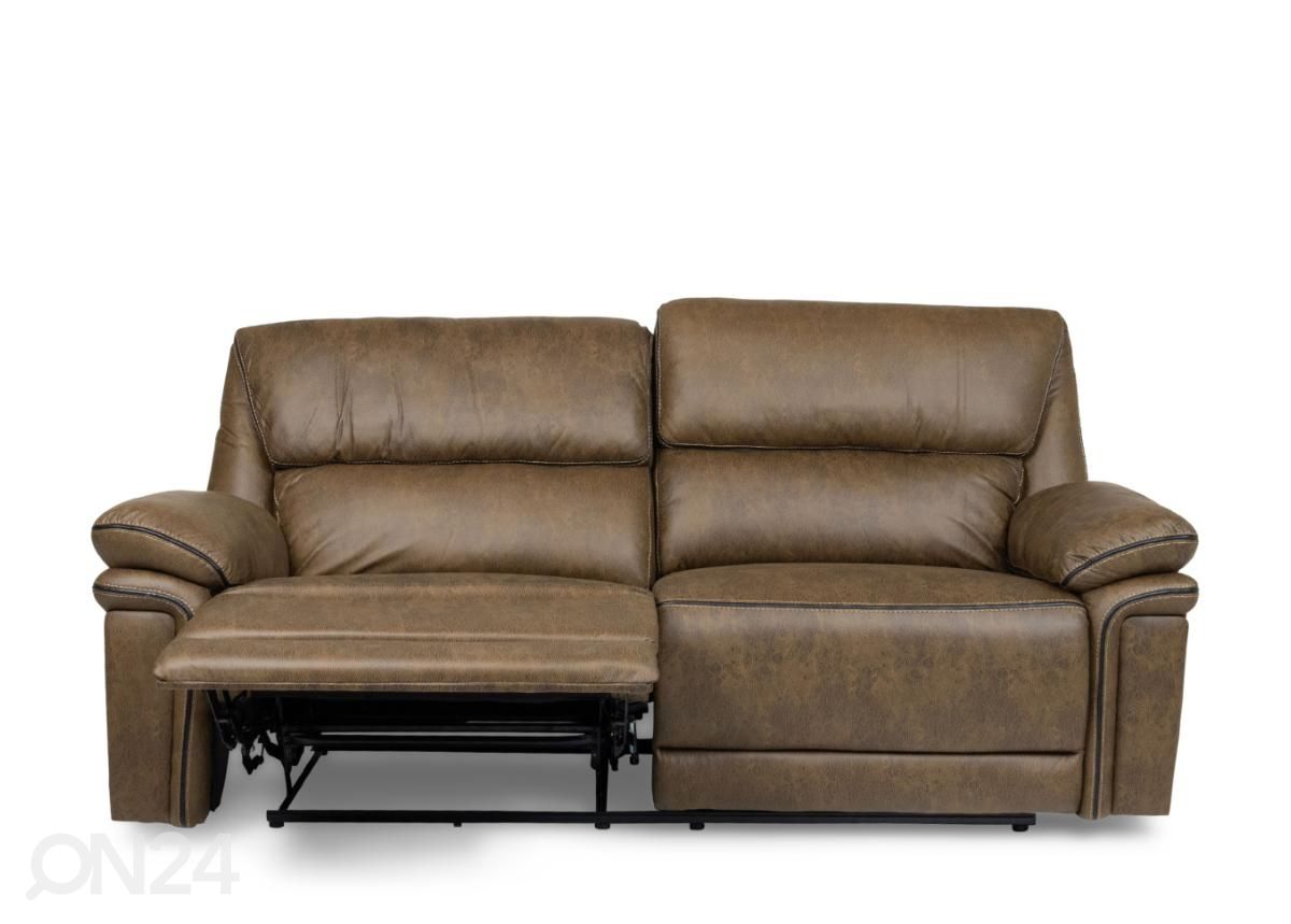 3-kohaline recliner (pruun) suurendatud