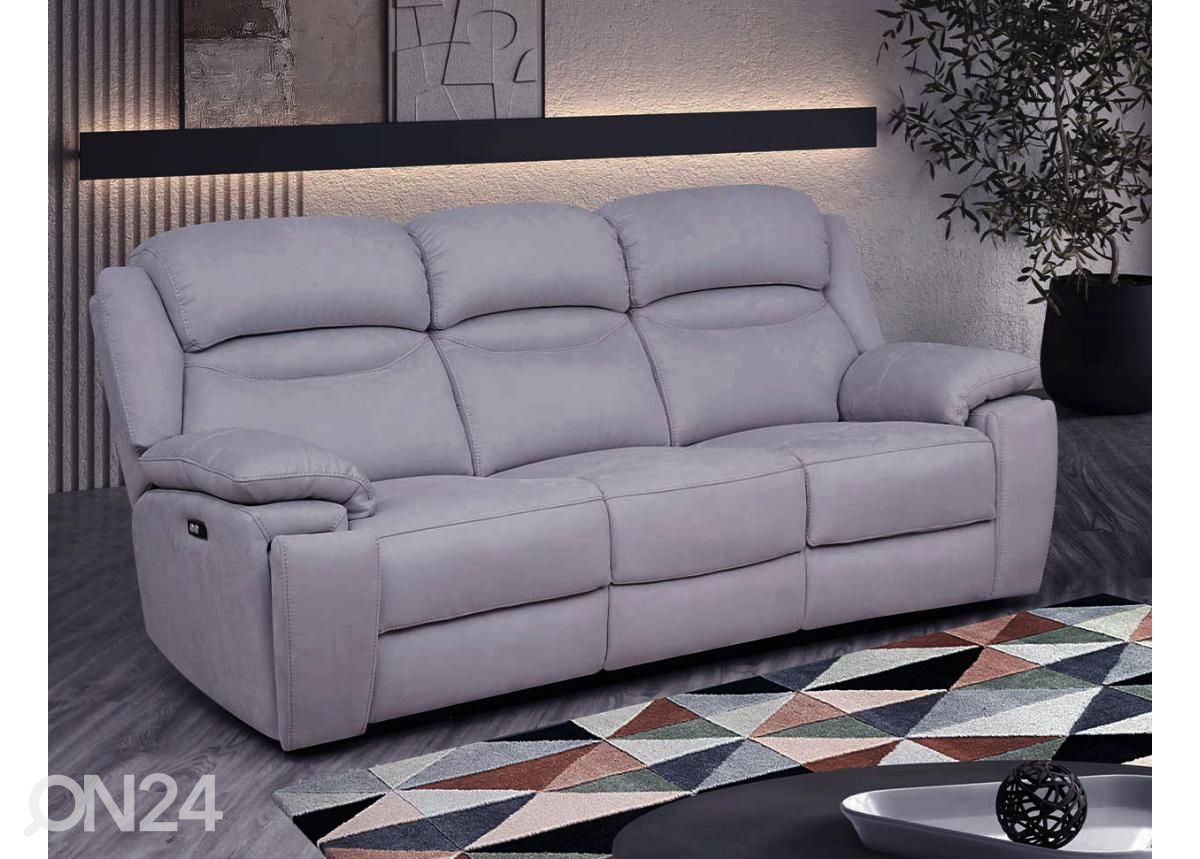 3-kohaline recliner diivan (elektriline) suurendatud