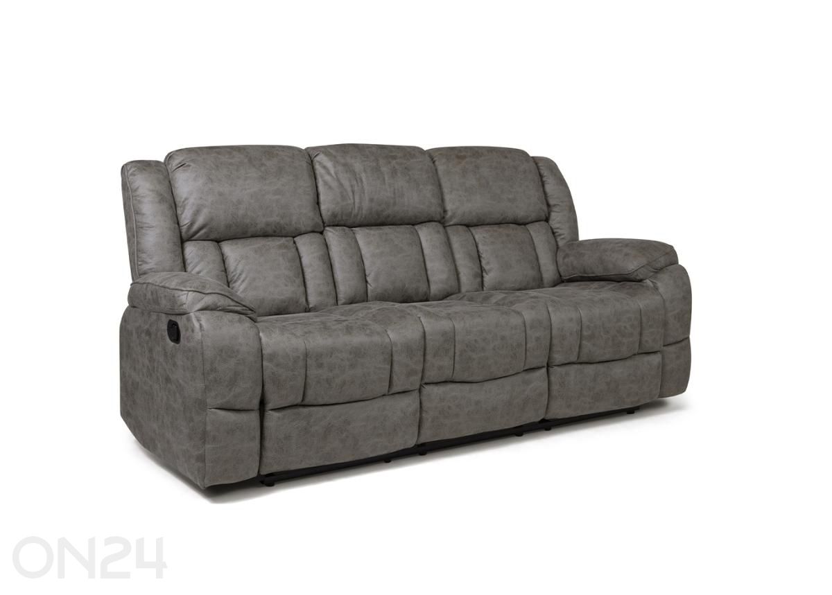 3-kohaline recliner diivan Lowell suurendatud