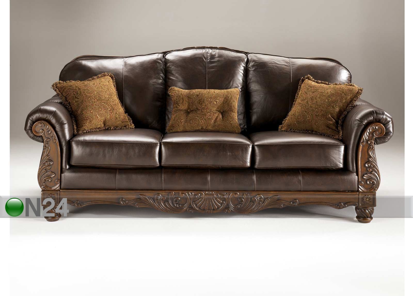 3-ne Diivan North Shore- Dark Brown suurendatud