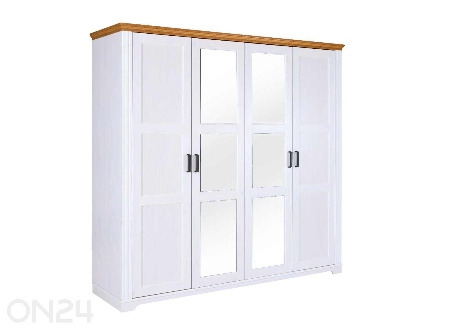 4-uksega riidekapp Maluno 215 cm suurendatud