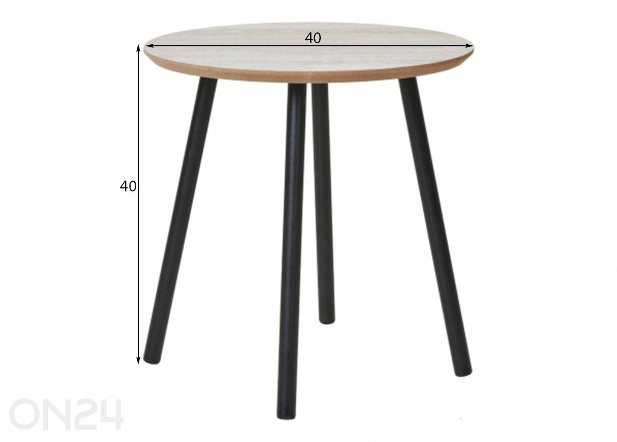 Abilaud Aalst Ø 40 cm suurendatud mõõdud