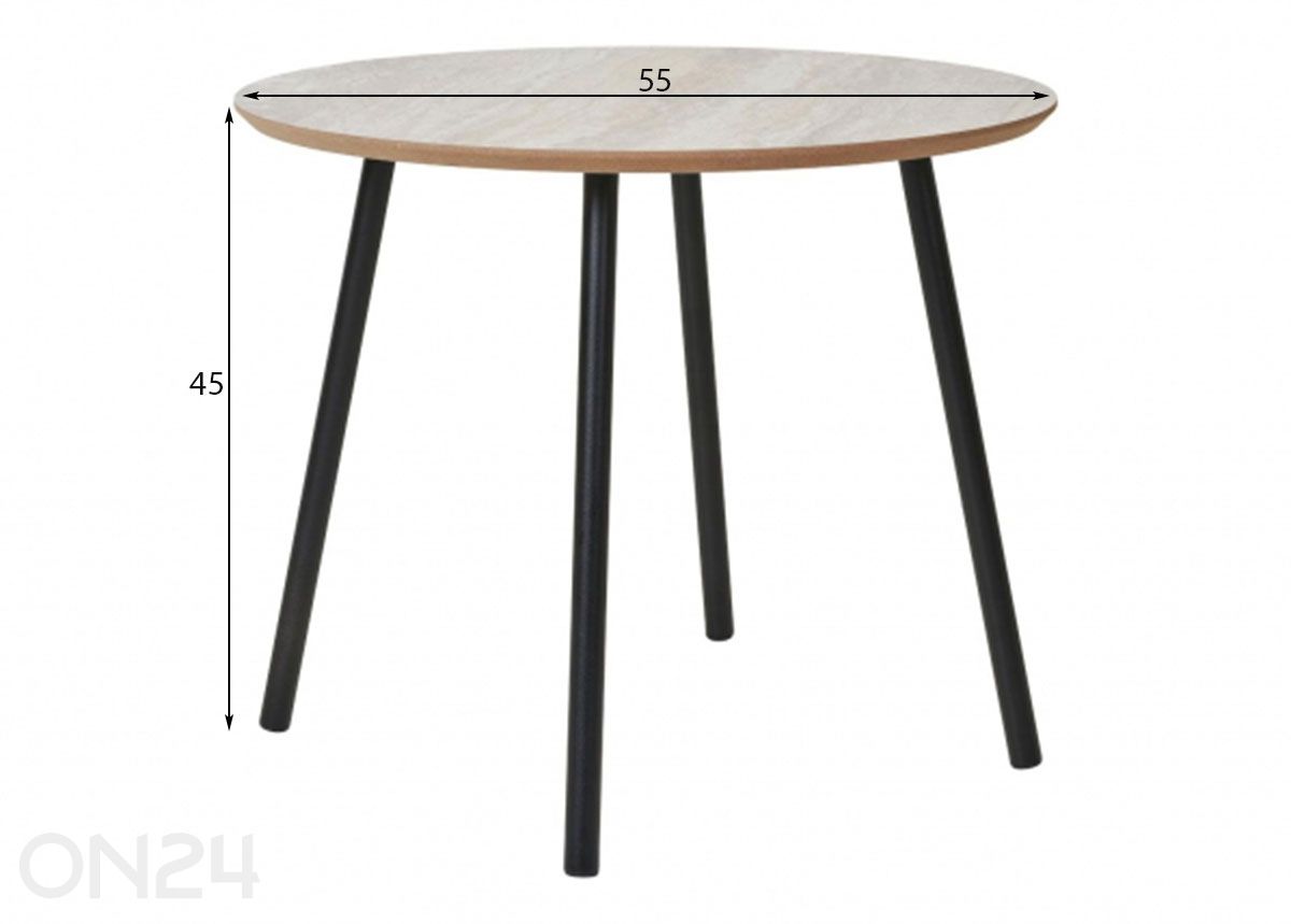 Abilaud Aalst Ø 55 cm suurendatud mõõdud