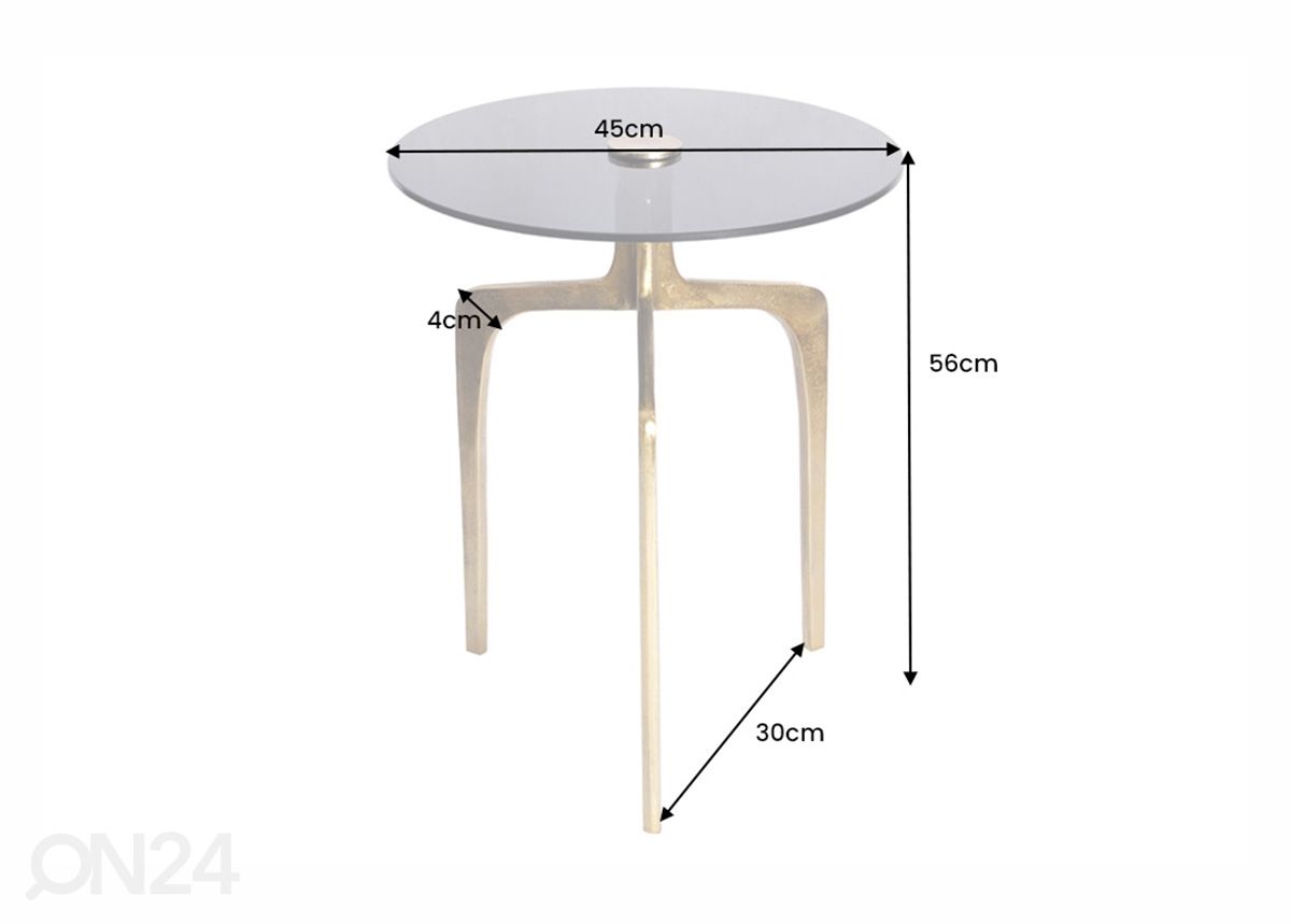 Abilaud Abstract Ø 45 cm suurendatud mõõdud