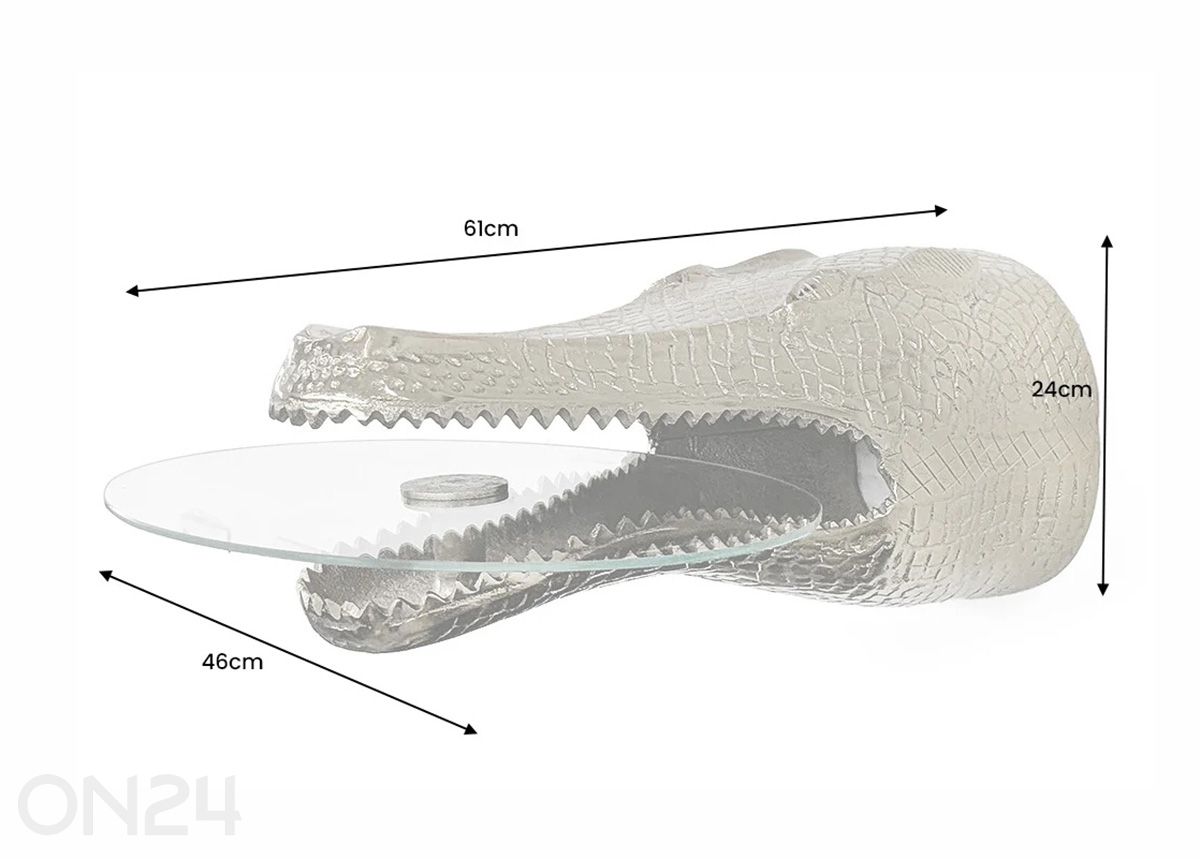 Abilaud Crocodile Ø 46 suurendatud mõõdud