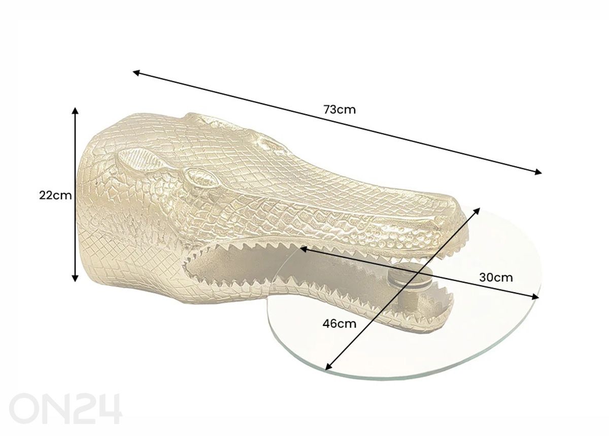Abilaud Crocodile suurendatud mõõdud
