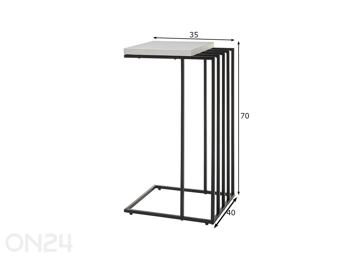 Abilaud Juba 40 cm suurendatud mõõdud