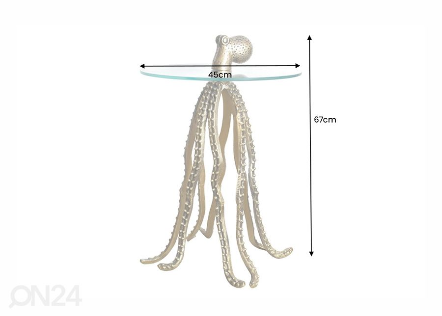 Abilaud Octo Ø 45 cm suurendatud mõõdud