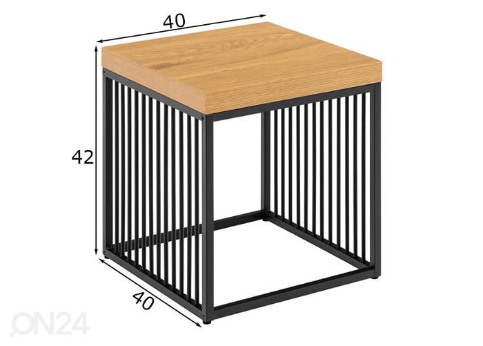 Abilaud Sherry 40x40 cm suurendatud mõõdud