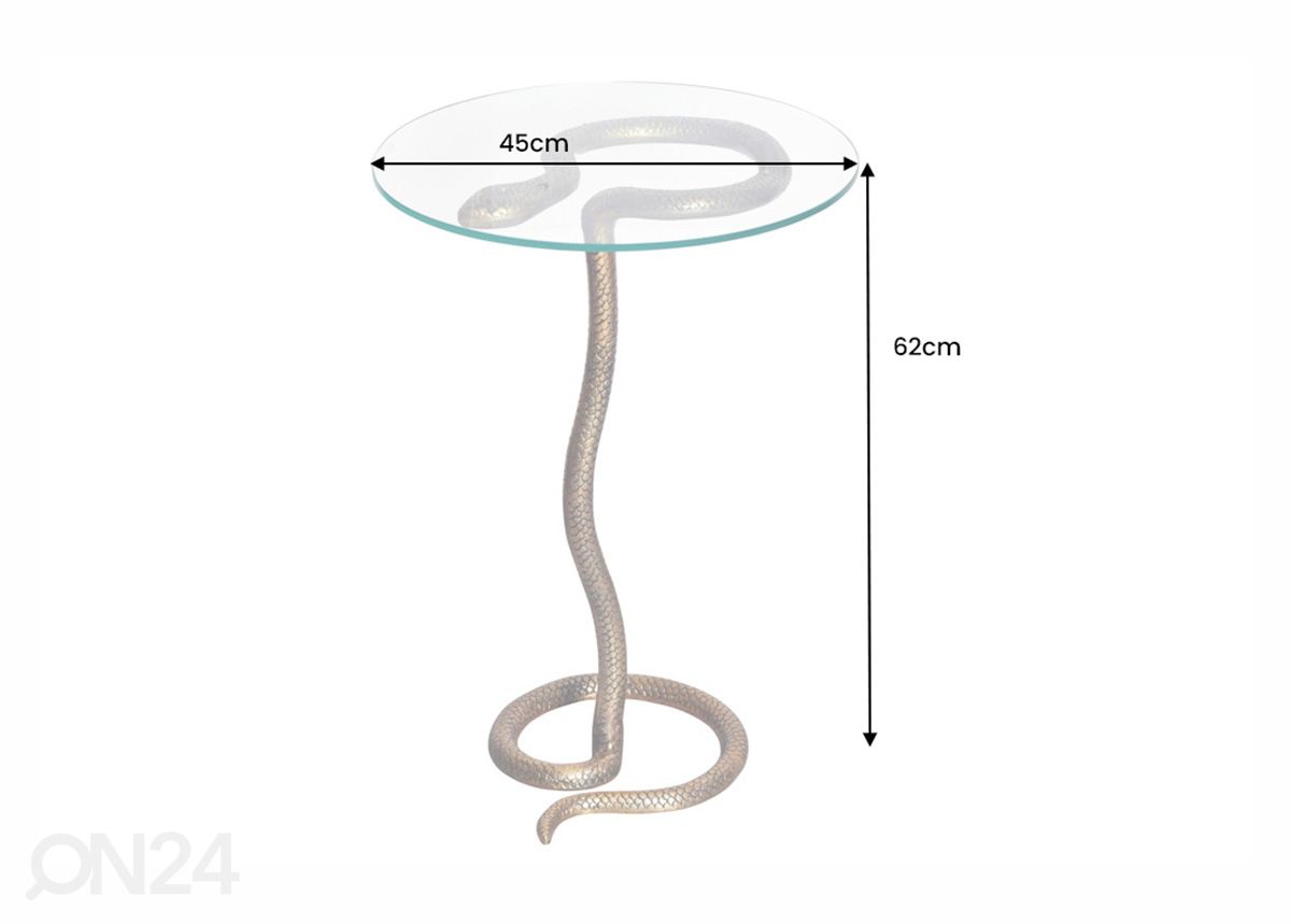 Abilaud Snake Ø 45 cm suurendatud mõõdud