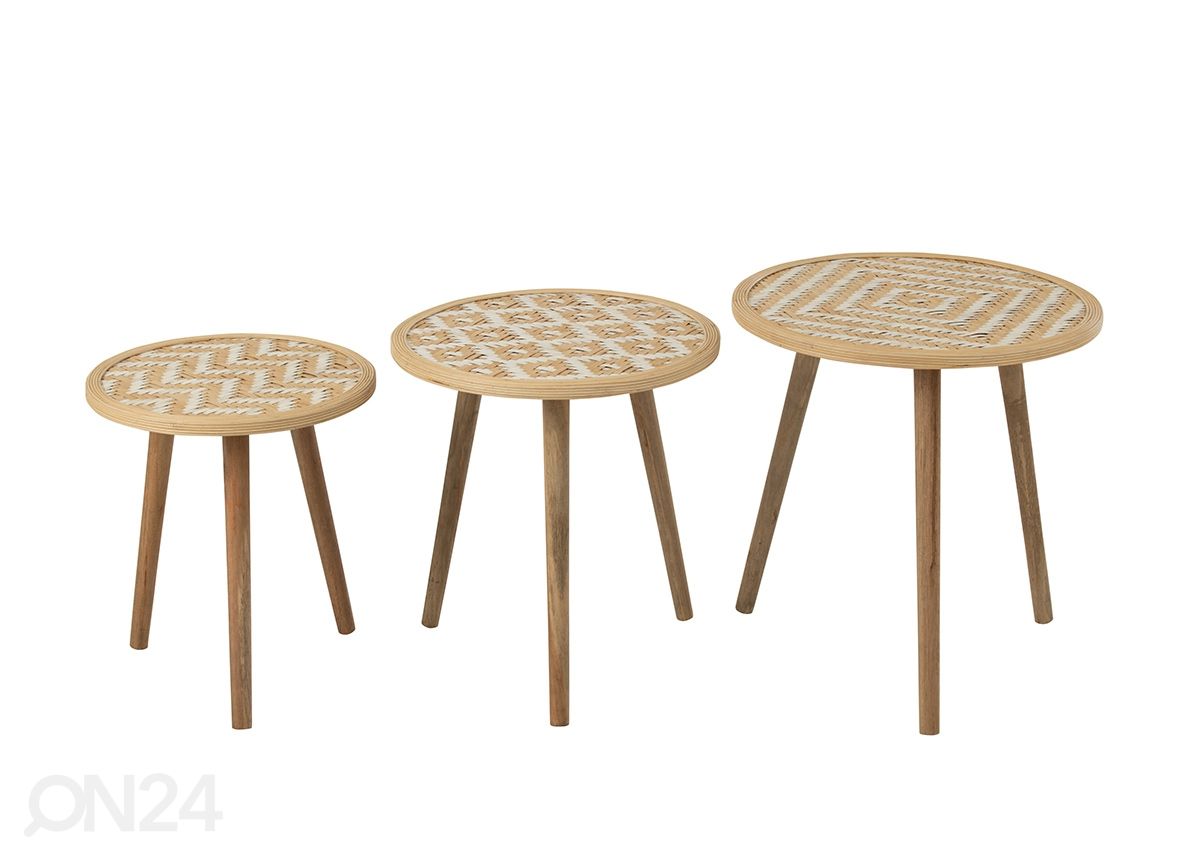 Abilaudade komplekt Patterns, 3 tk suurendatud