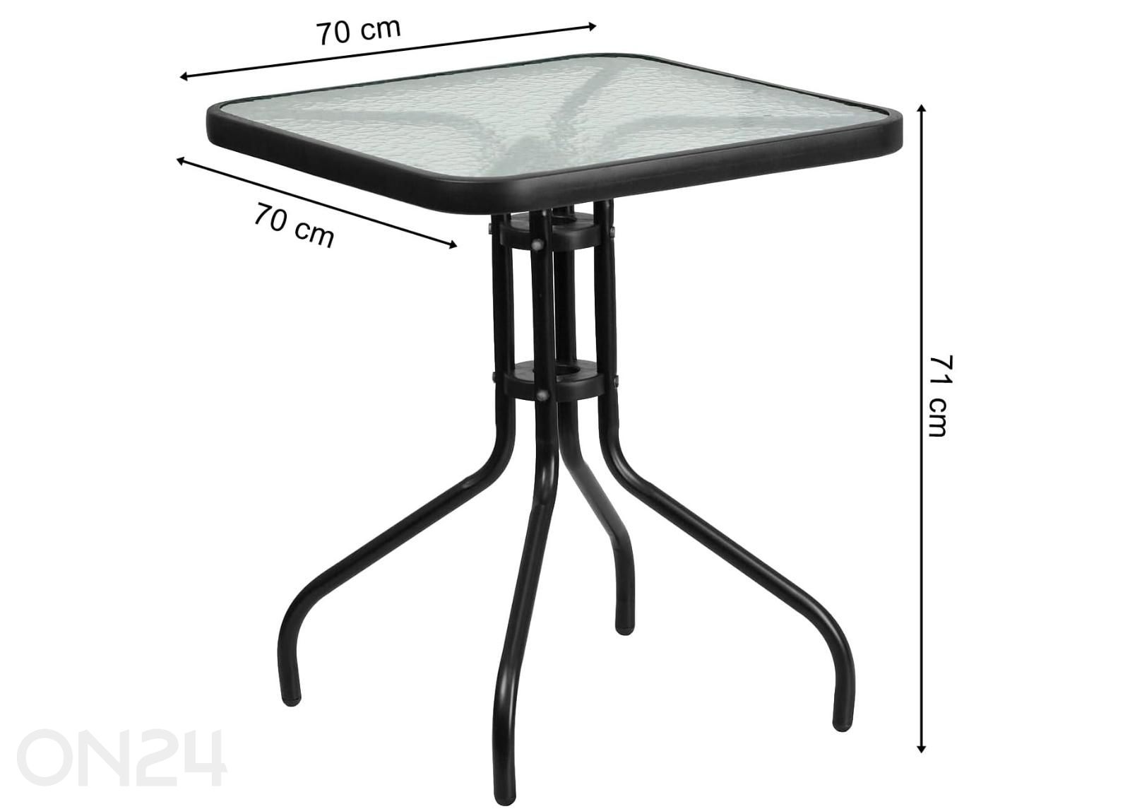 Aialaud Island 70 cm suurendatud mõõdud