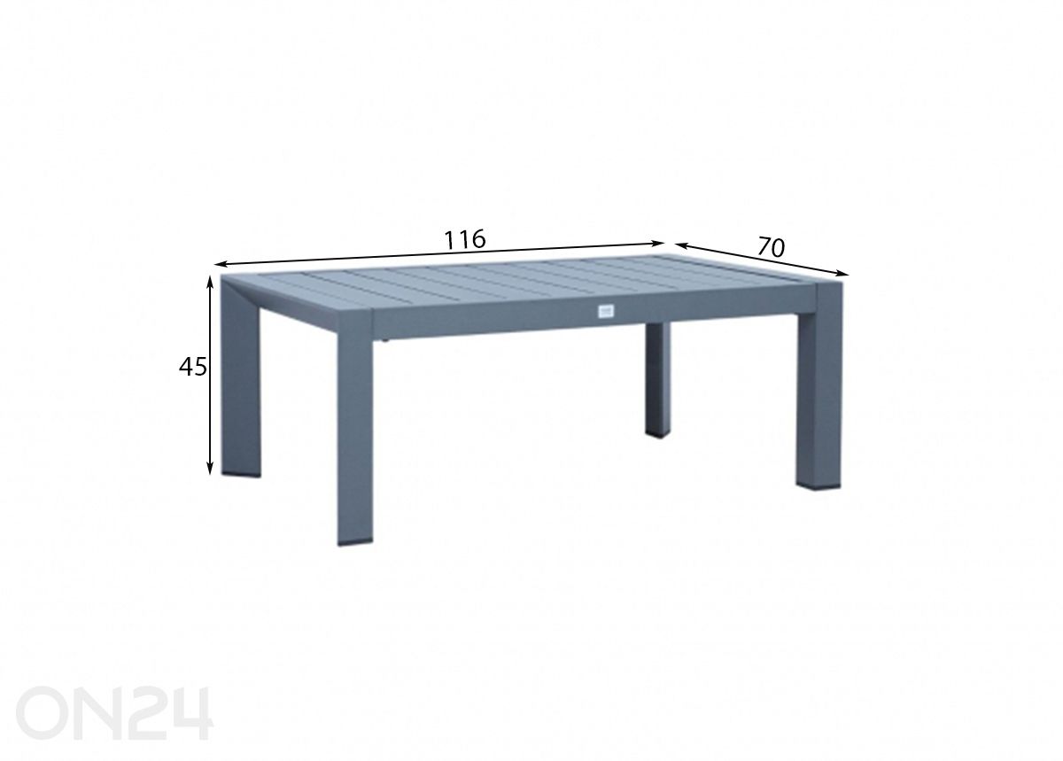 Aialaud Tomson 70x116 cm suurendatud mõõdud